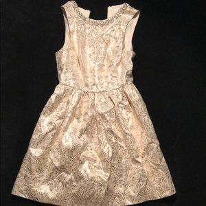 Gold fancy Evening dress